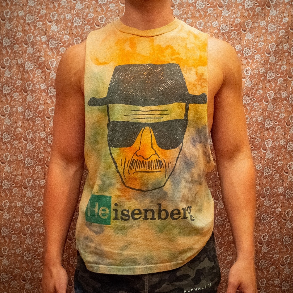 Breaking Bad Heisenberg Tie Dye Tank Top